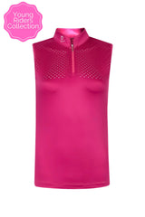 Funktionsshirt Star Gold Young Riders Sleeveless - Very Berry