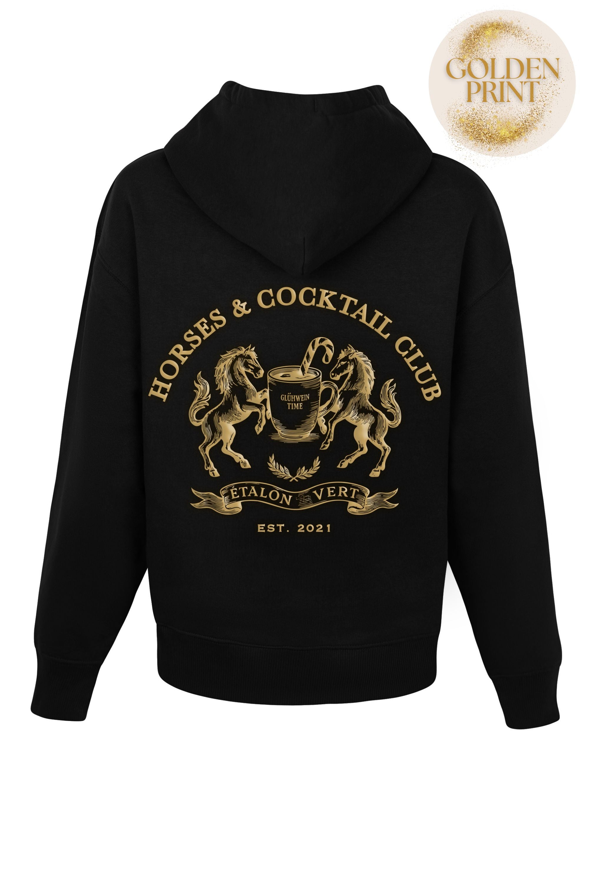 Pharos 2.0 Oversize Fit Hoodie - Mulled Wine Edition - Black