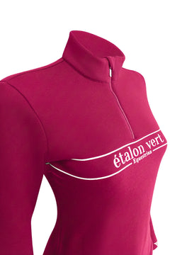 Zip Pullover - Etalon Equestrian - Very Berry