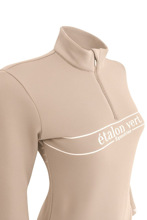 Zip Pullover - Etalon Equestrian - Beige