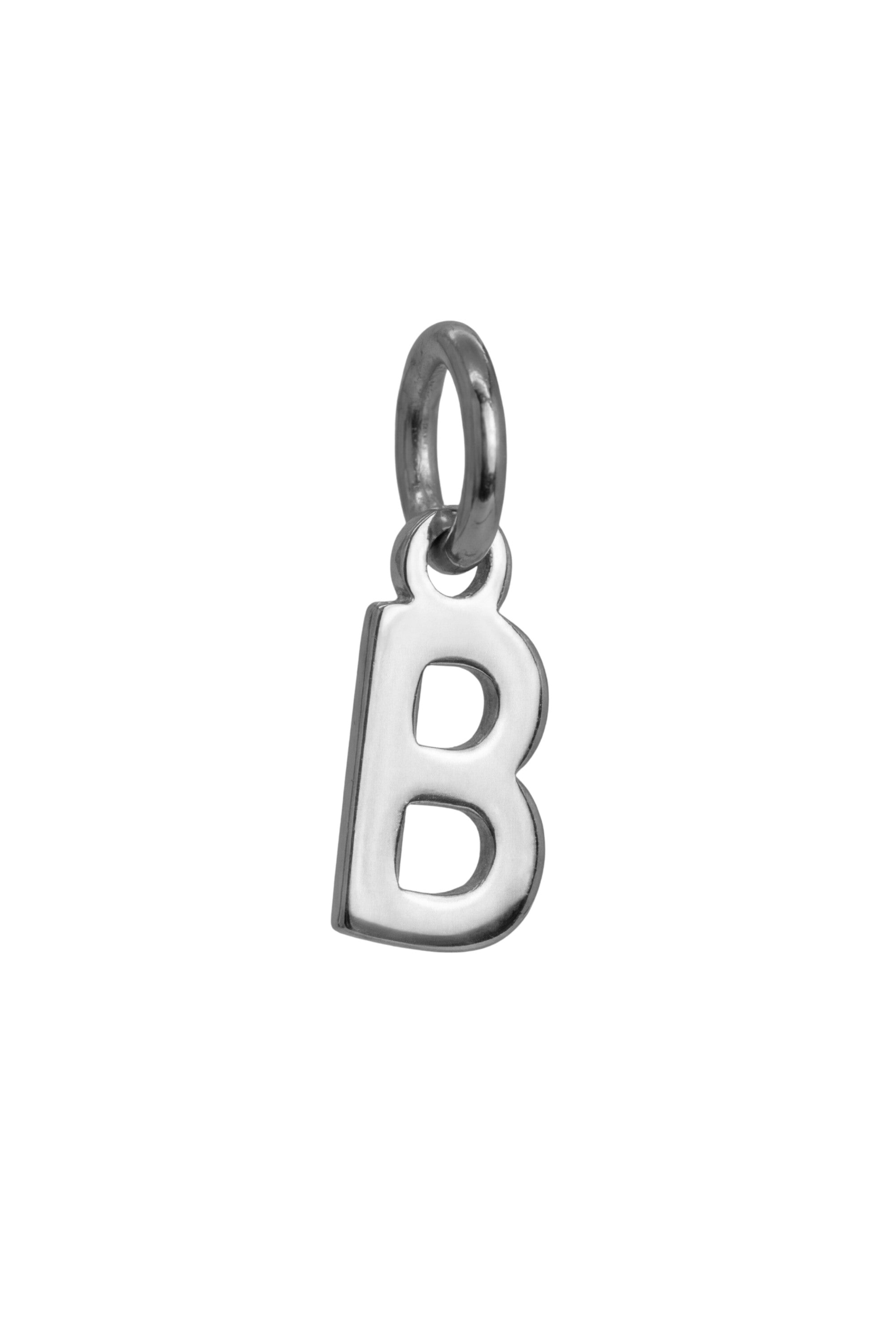 Charm - Buchstaben - Silber