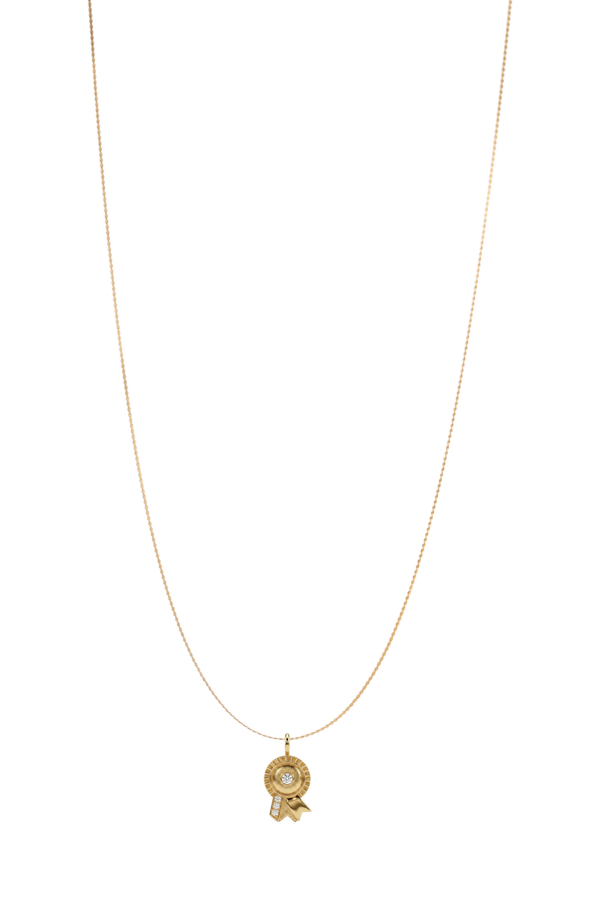 Halskette Turnierschleife - Gold