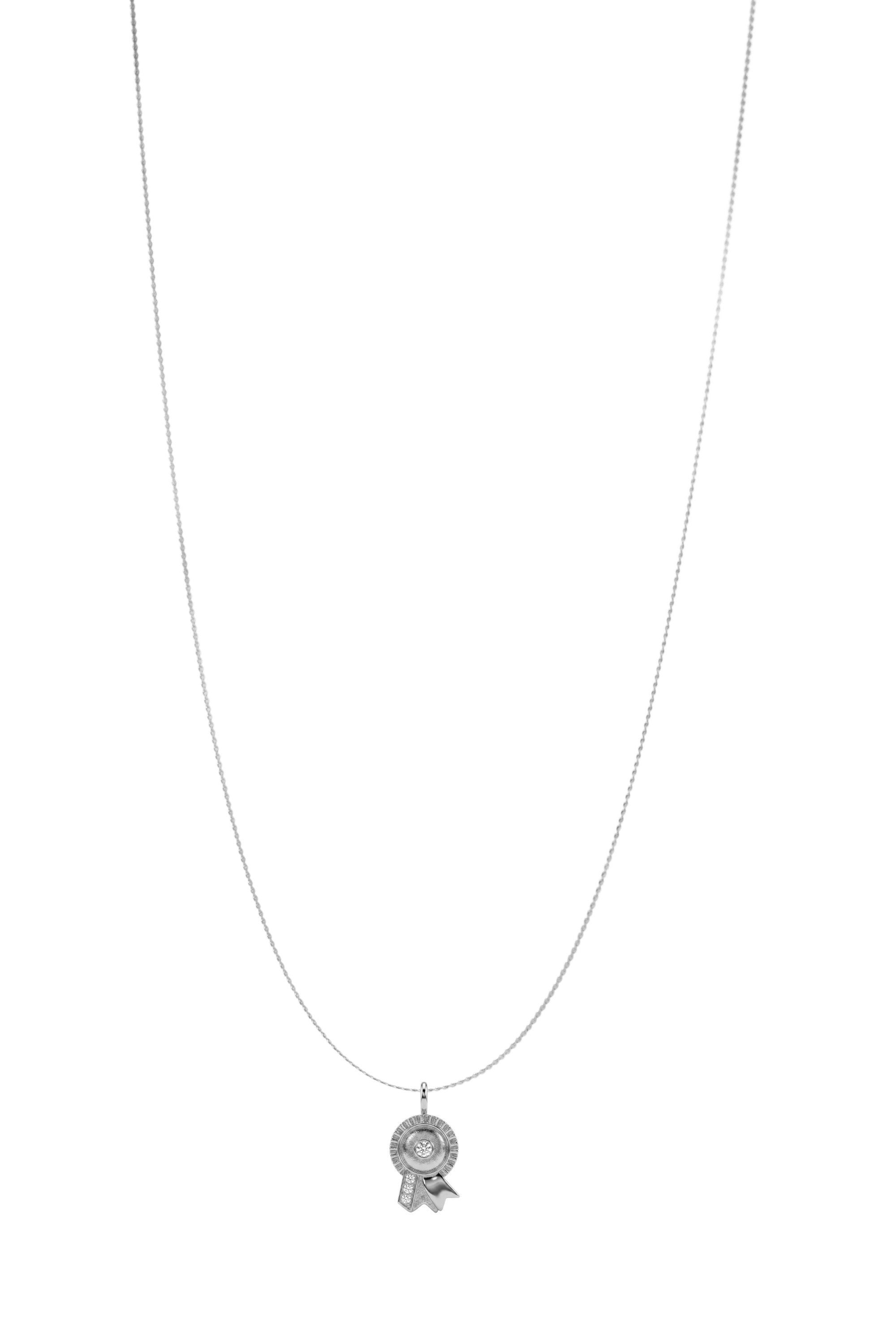 Halskette Turnierschleife - Silber