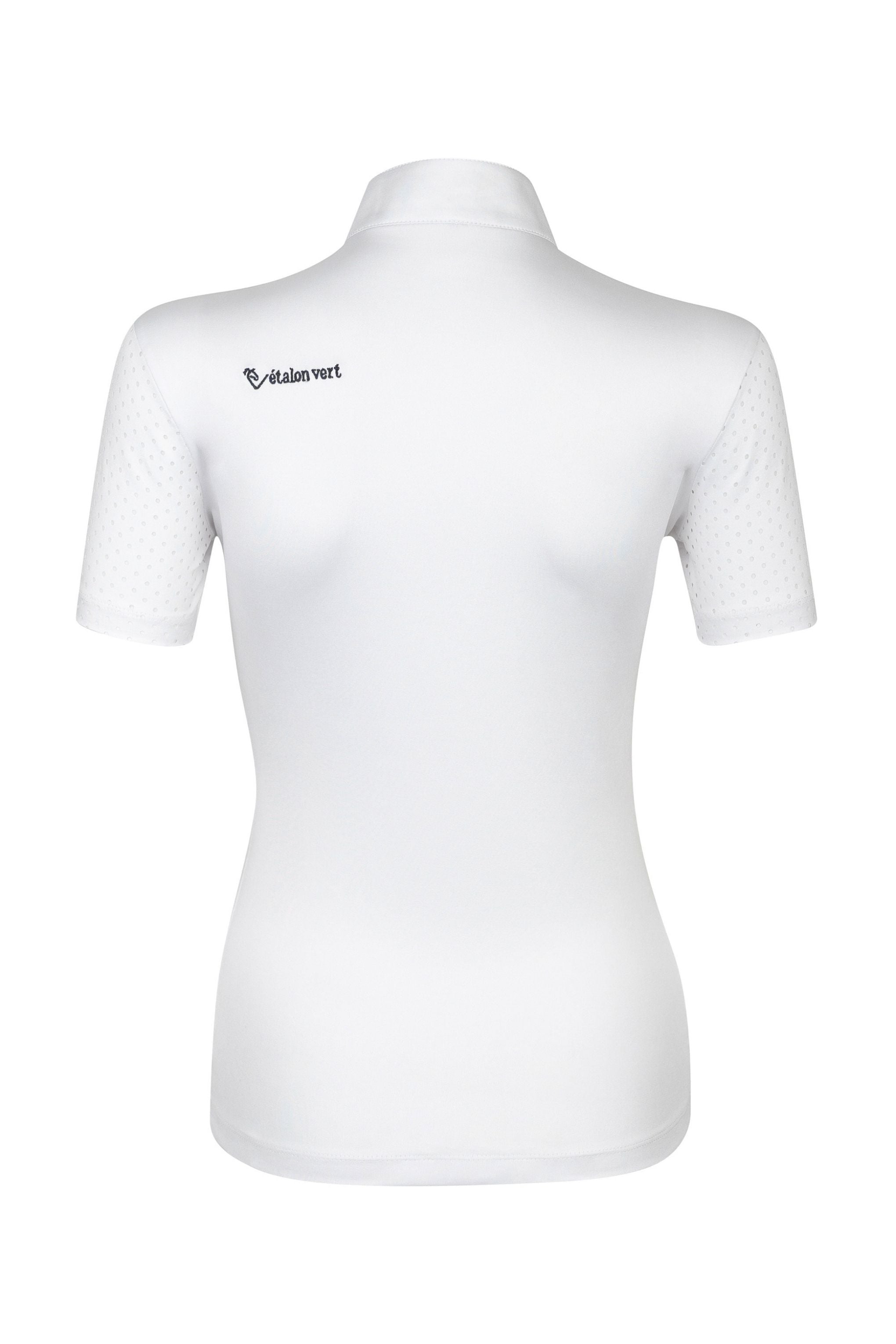 Funktionsshirt Star Gold Young Riders Kurzarm perforiert - White