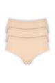 Equestrian seamless Panties - Beige - 3-pack