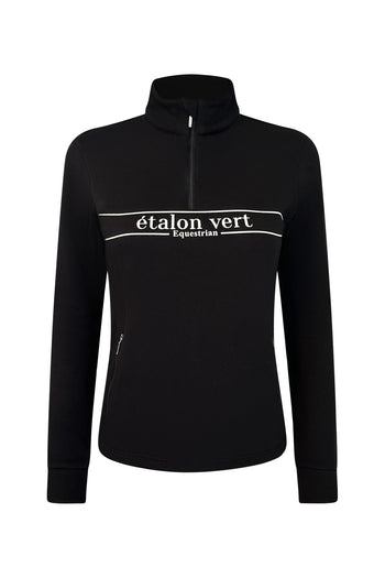Zip Pullover - Etalon Equestrian - Black
