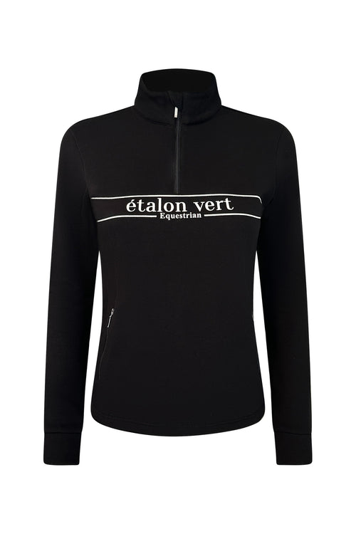 Zip Pullover - Etalon Equestrian - Black