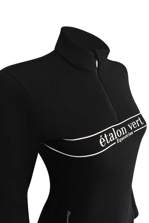 Zip Pullover - Etalon Equestrian - Black