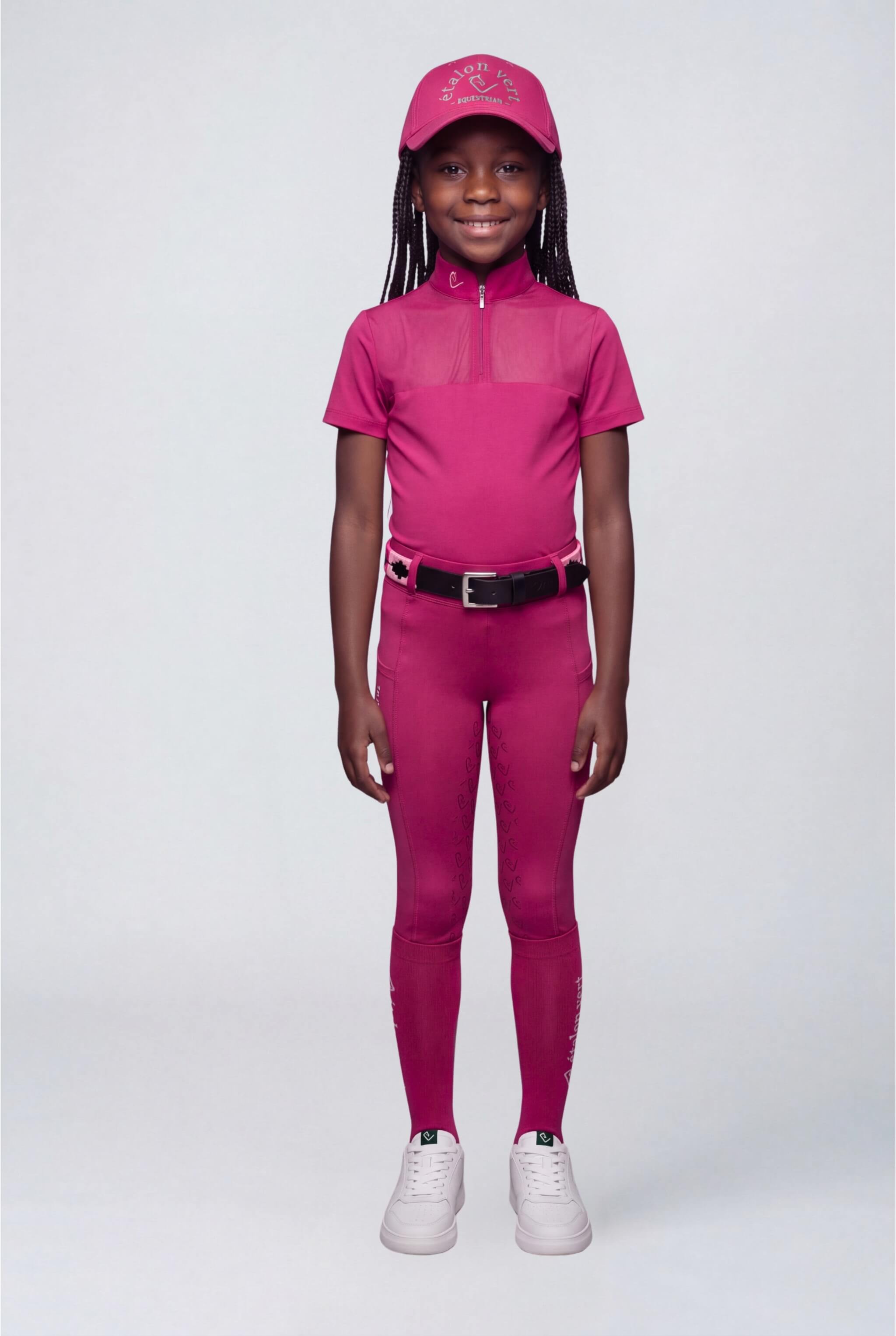 Chacco 2.0 - Leggings Young Riders Fullgrip - Very Berry