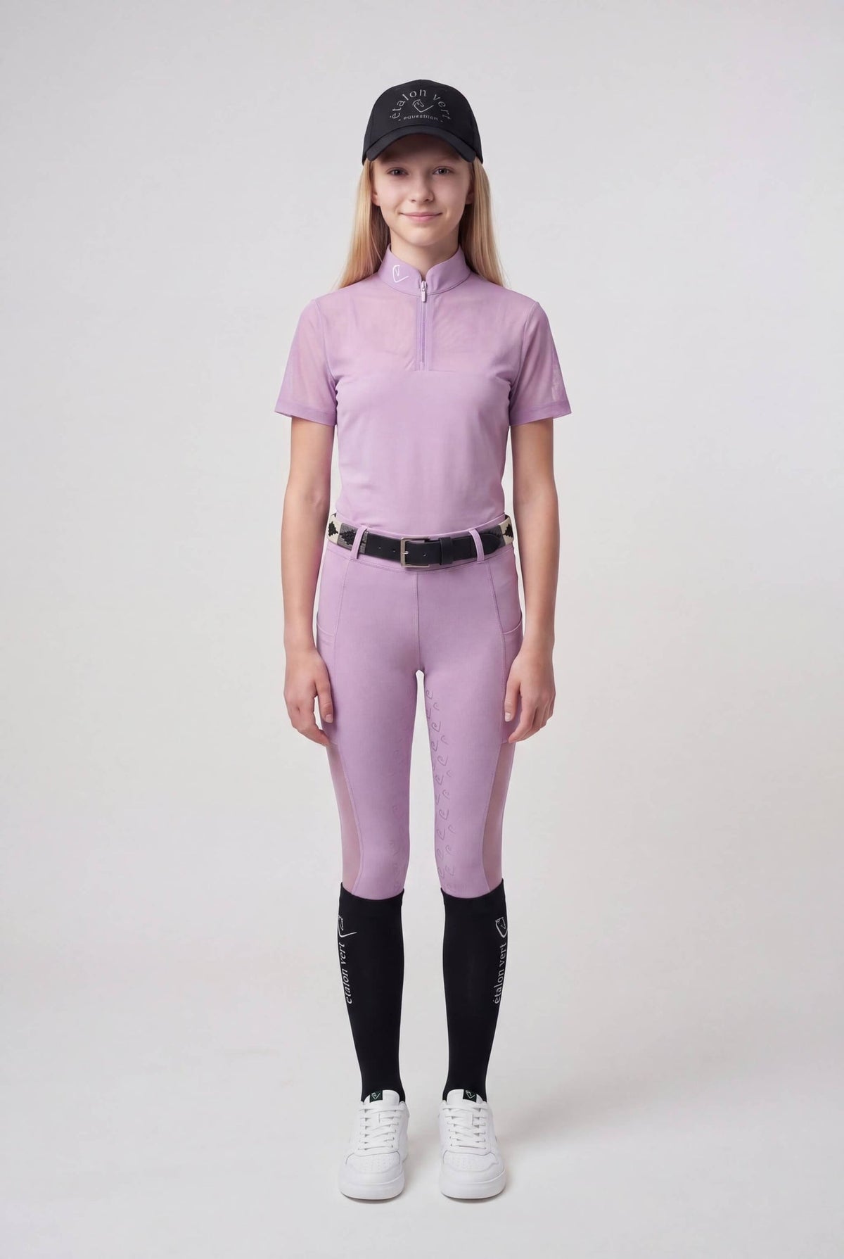 Chacco 2.0 - Leggings Fullgrip - Mesh Summer Edition - Lavender - Young Riders