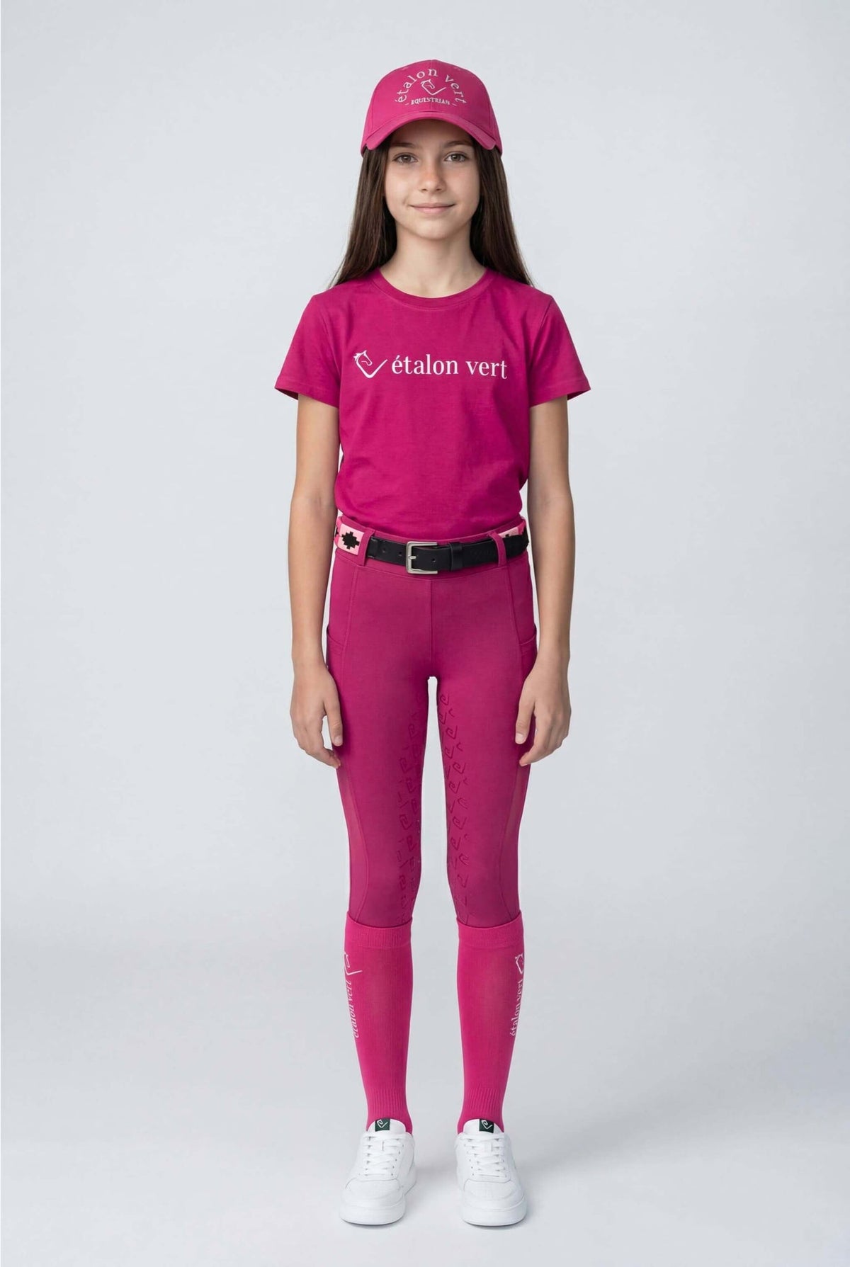 Chacco 2.0 - Fullgrip Leggings - Mesh Summer Edition - Very Berry - Young Riders