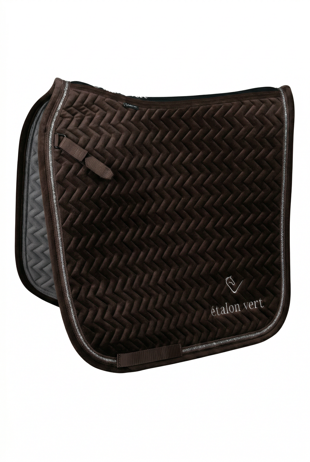 Dressage Saddle Pad - Brown Velvet