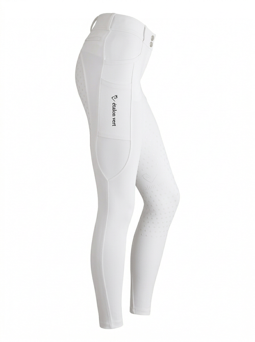 Belissimo 2.0 Reithose Vollgrip - White