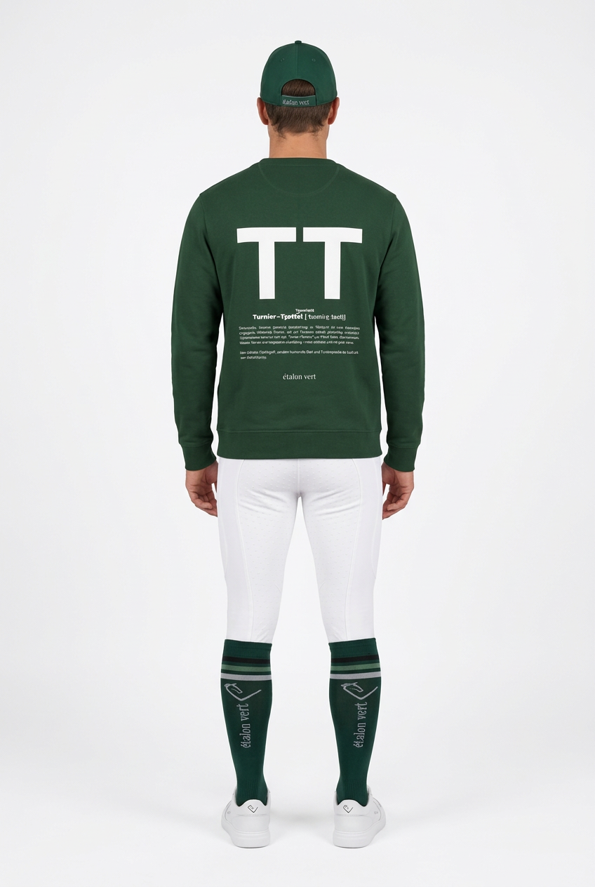 Raw Diamond Sweater - Green/Grey