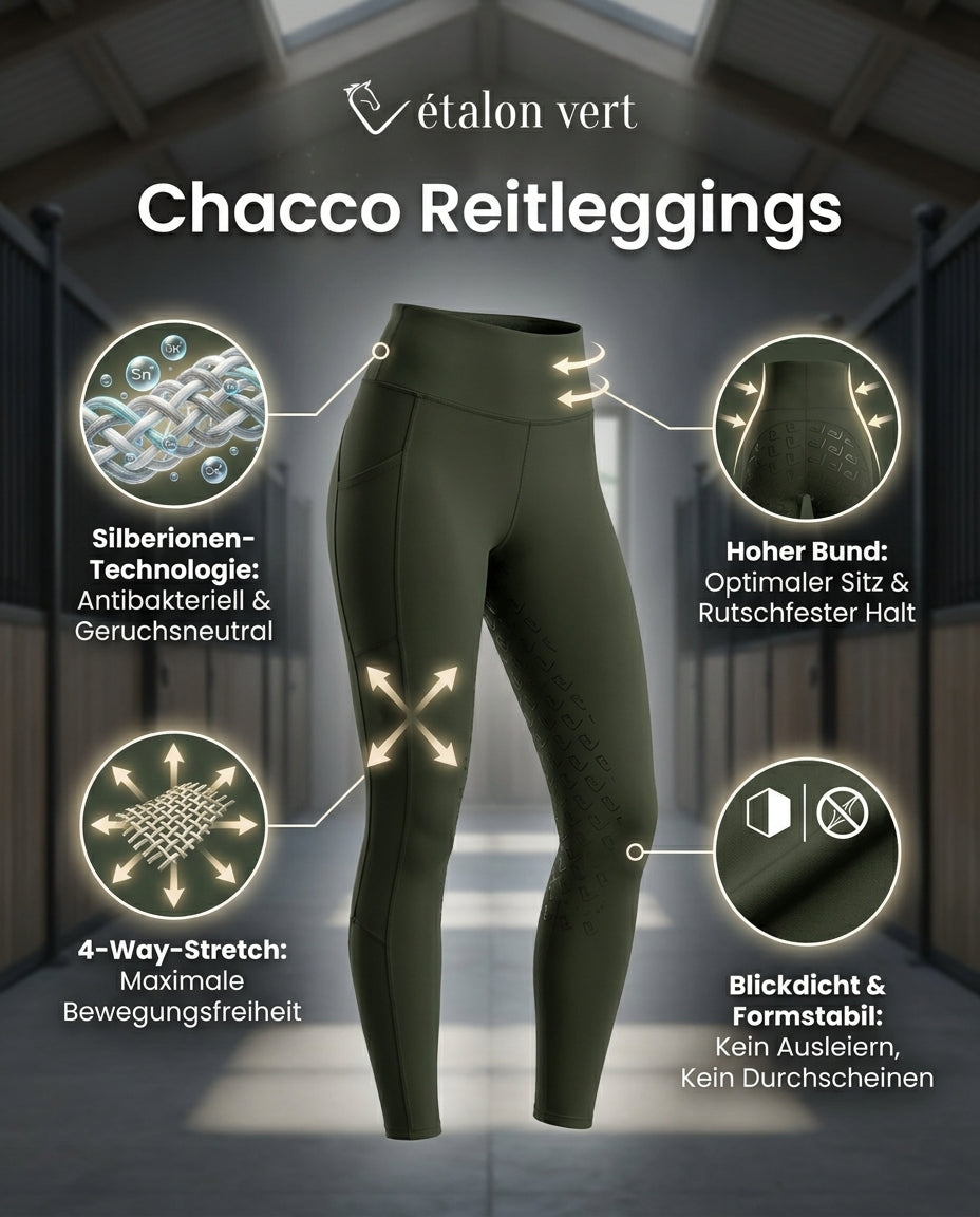 Chacco 2.0 - Leggings Fullgrip - Olive