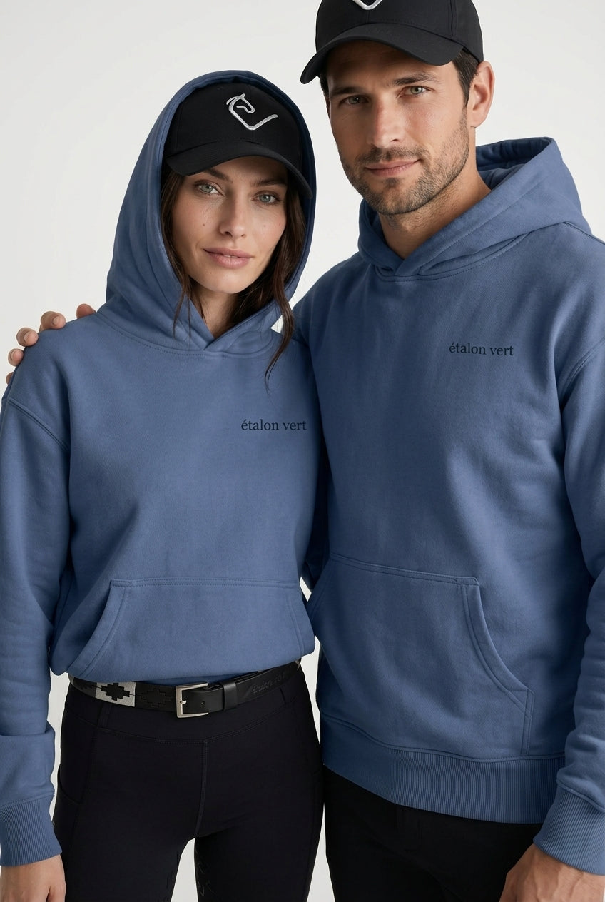 Sweat à capuche Pharos 2.0 Oversize Fit - Chevaux et Cocktail - Marine