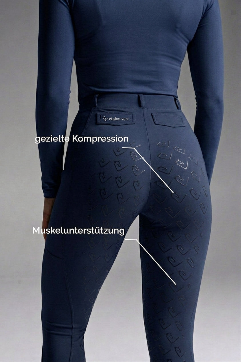 Chacco 2.0 - Compression Leggings Fullgrip - Navy
