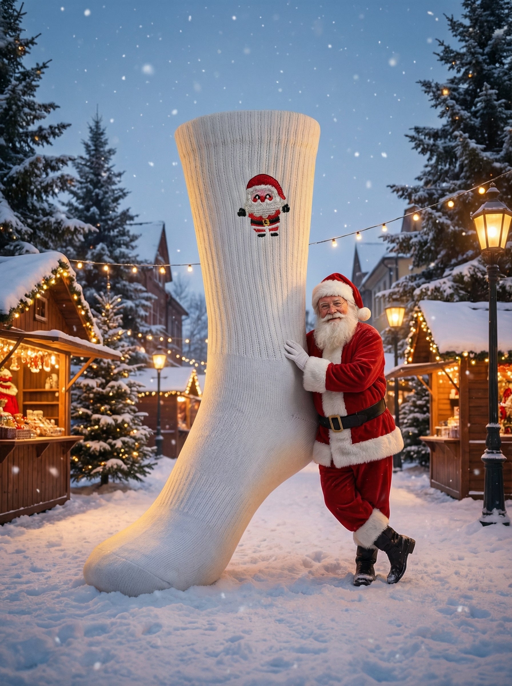 Sports socks - Santa Claus icon