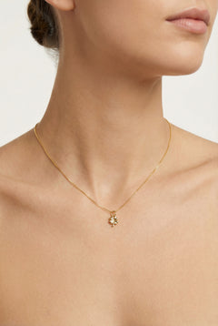 Charm - Kleeblatt - Gold