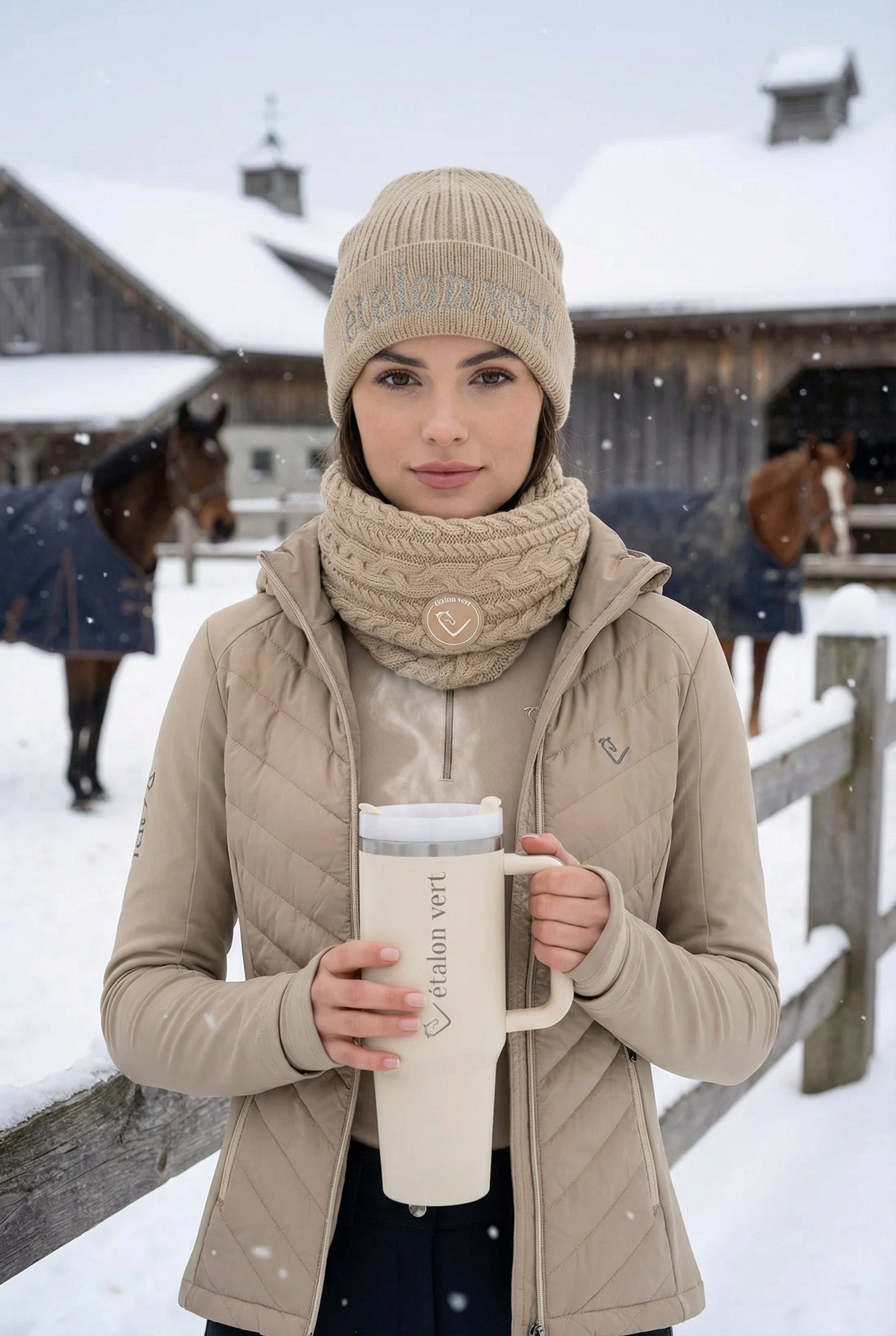 Thermo mug Casiro - beige