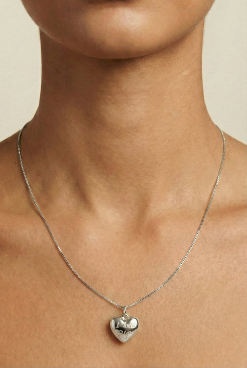 Charm - I Love You - Silver