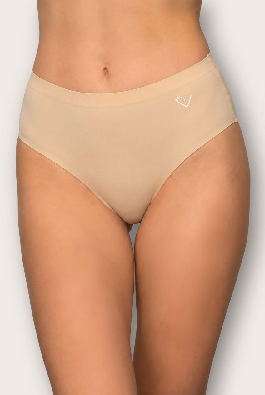 Equestrian seamless Pantie - Beige - 3er-Pack