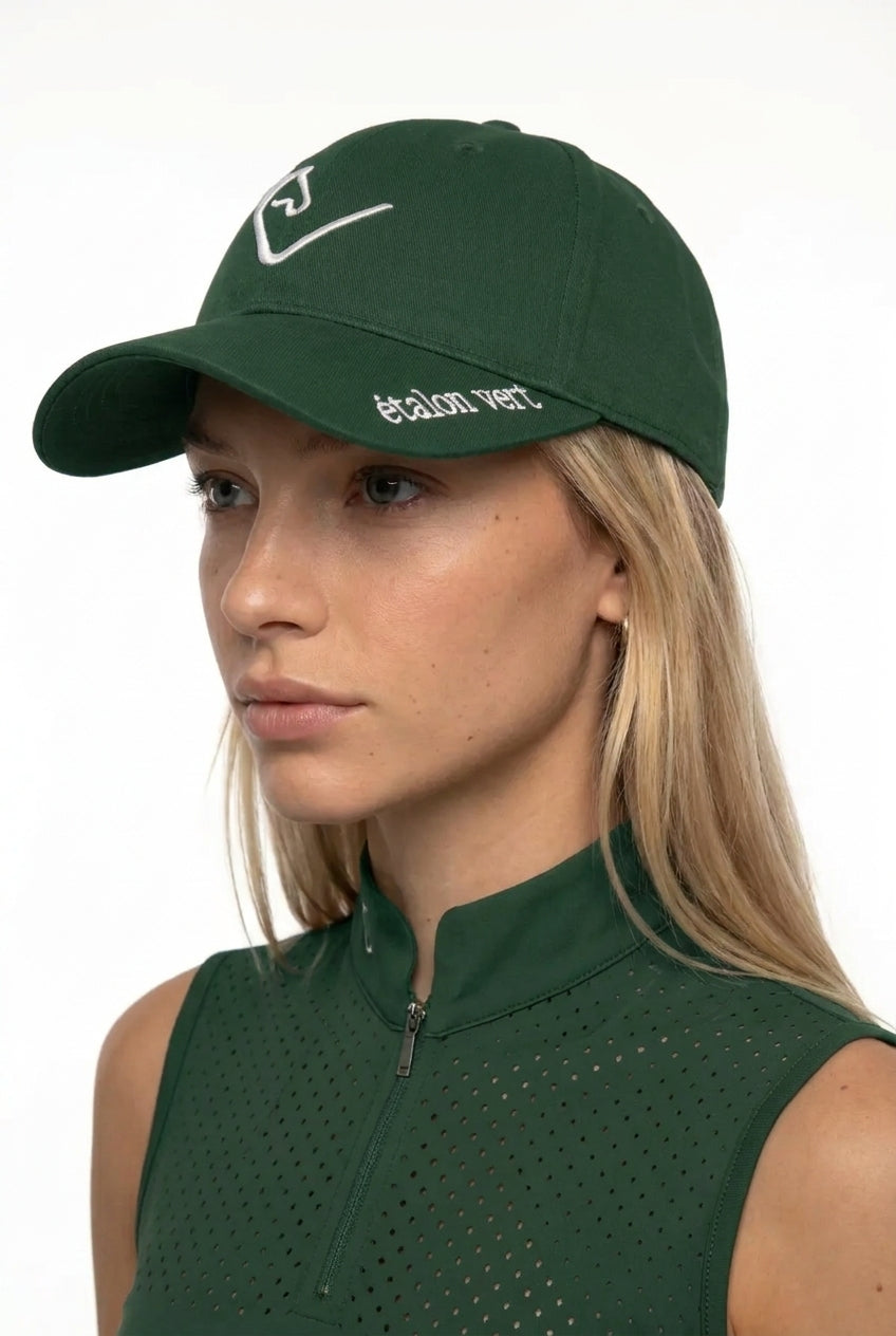 Heartbreaker Cap - Forrest Green/White