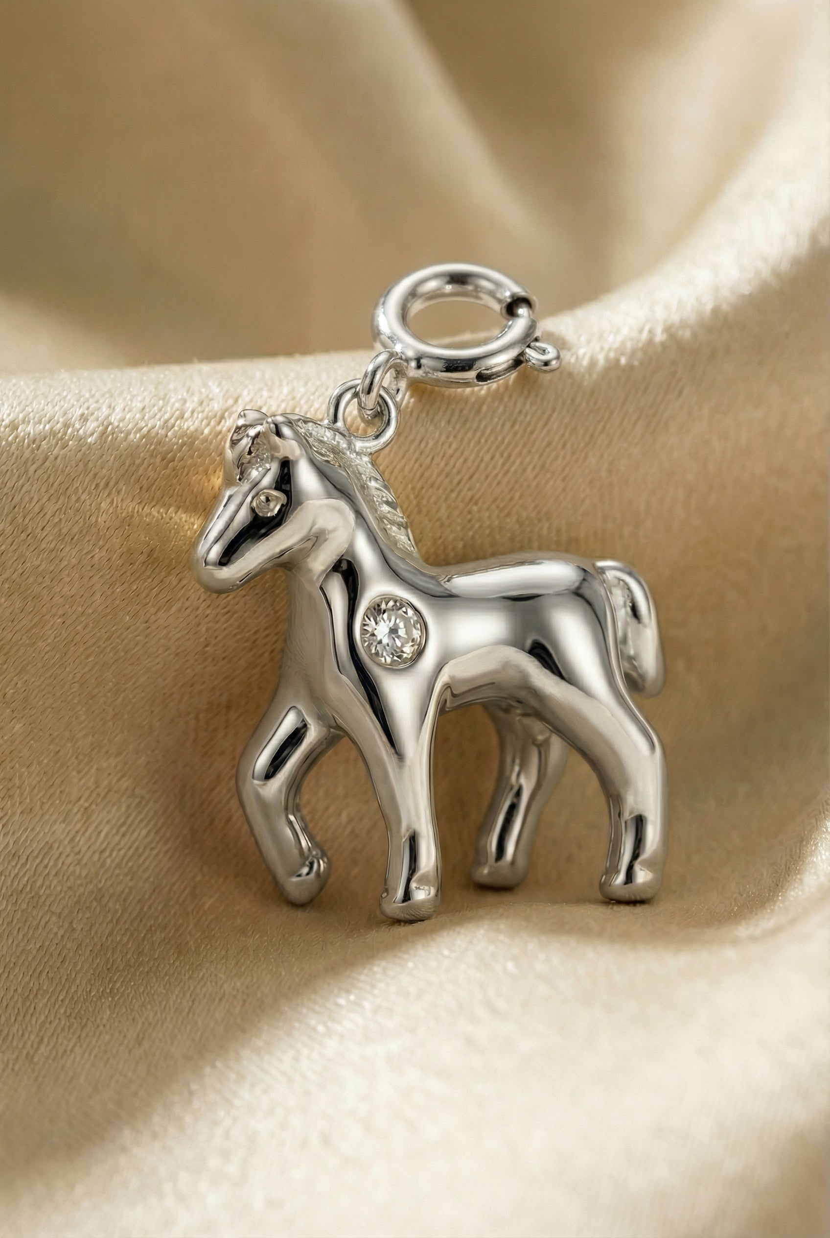 Armband - Charm - Fohlen - Silber