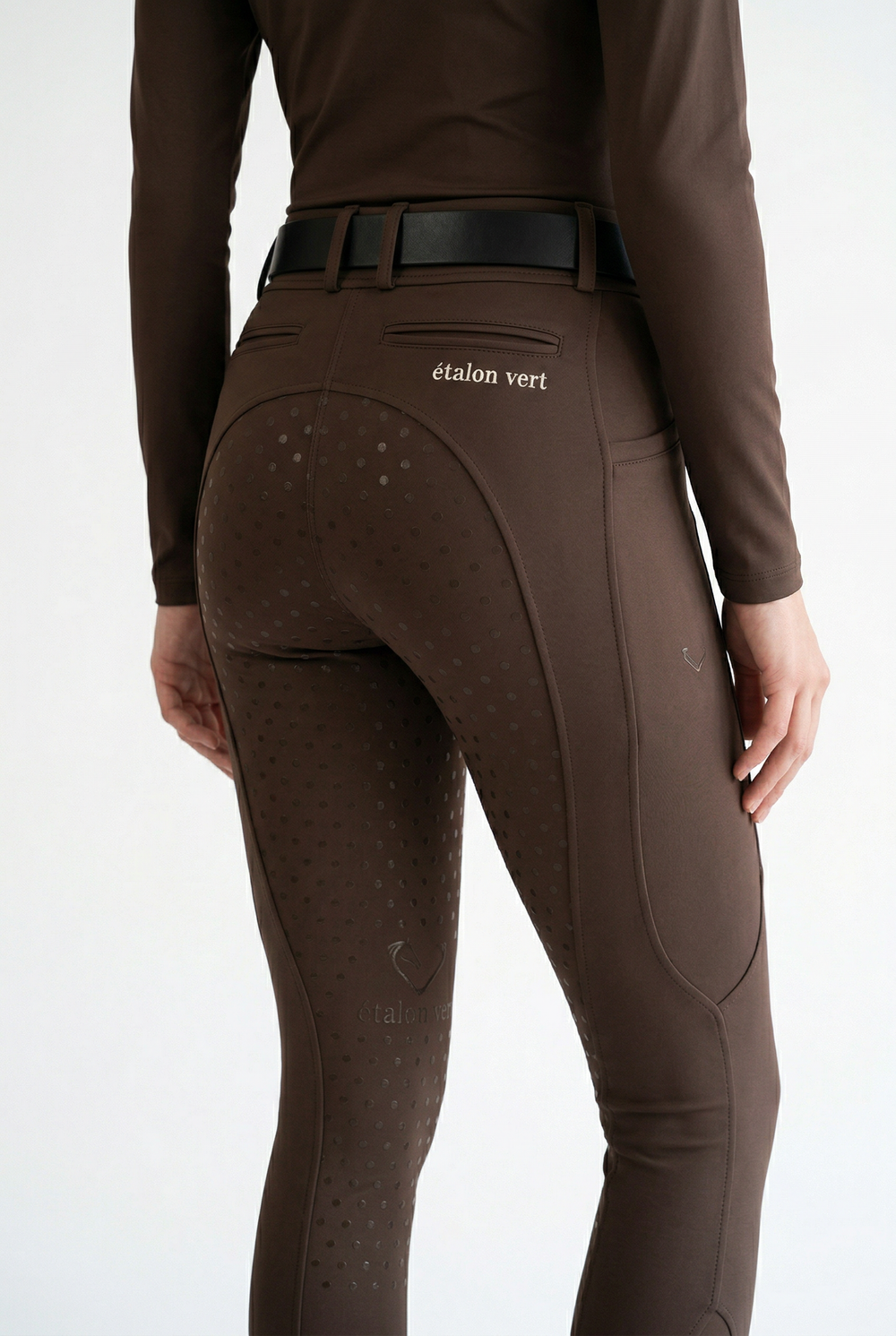 Belissimo 2.0 Reithose mit Leggings Komfort Vollgrip - Brown