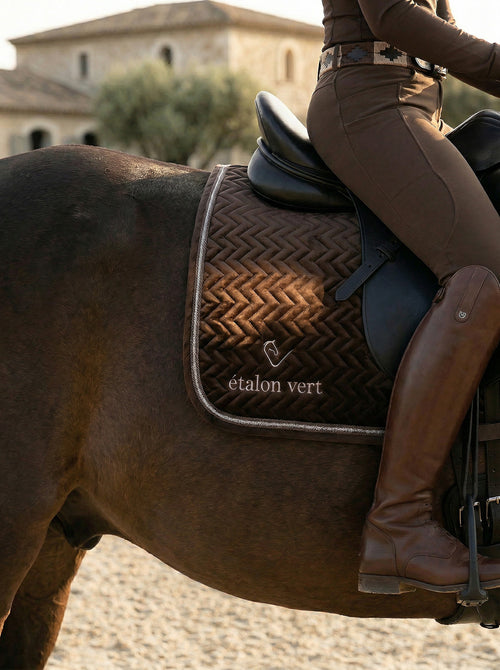 Schabracke Dressur - Brown Velvet