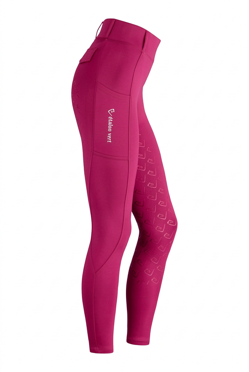 Chacco 2.0 - Leggings Young Riders Fullgrip - Very Berry
