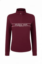 Zip Pullover - Etalon Equestrian - Burgundy