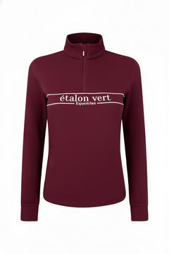 Zip Pullover - Etalon Equestrian - Burgundy