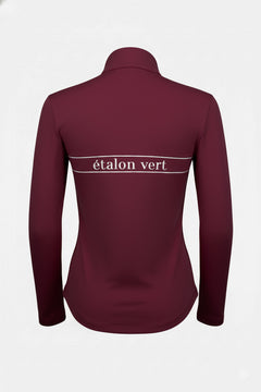 Zip Pullover - Etalon Equestrian - Burgundy