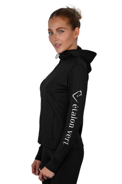 Sportjacke Grannus Thermo Young Riders - Black