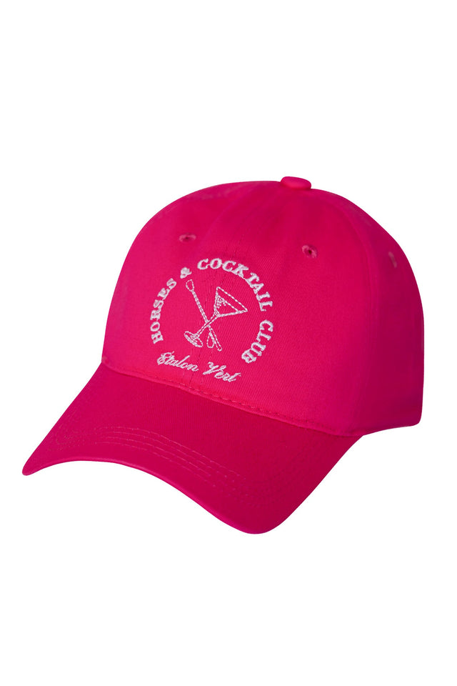 Goldfever Cap - Very Berry - Horses & Cocktail Edition
