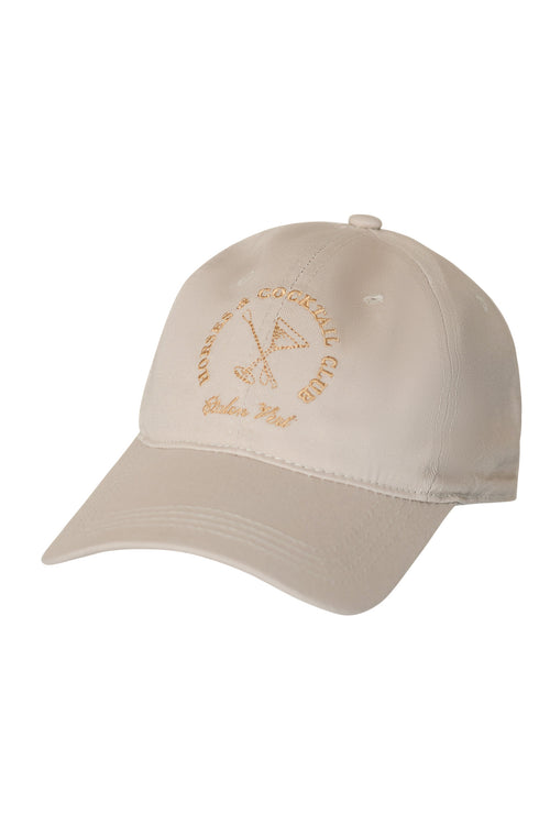 Goldfever Cap - Creme - Horses & Cocktail Edition
