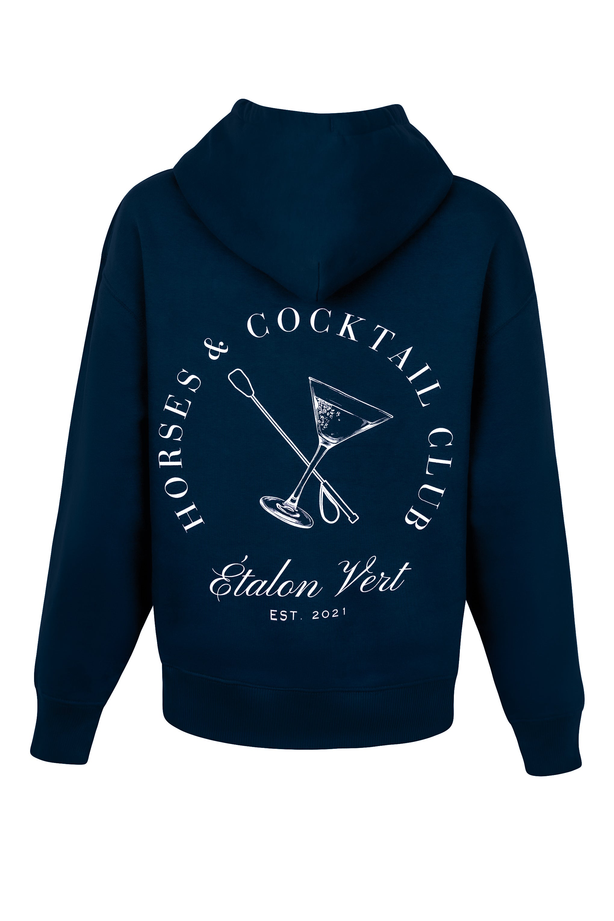 Indoctro 2.0 - Horses & Cocktail Club Hoodie - Navy