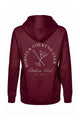 Quaterback 2.0 Regular Fit Hoodie - Horses & Cocktail - Burgundy