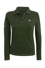 Poloshirt Sandro Hit 2.0 Langarm - Olive