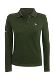 Sandro Hit 2.0 Young Riders Long Sleeve Polo Shirt - Olive