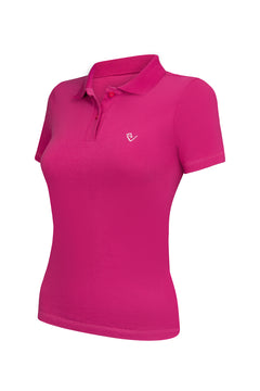 Poloshirt Sandro Hit 2.0 Young Riders Kurzarm - Very Berry