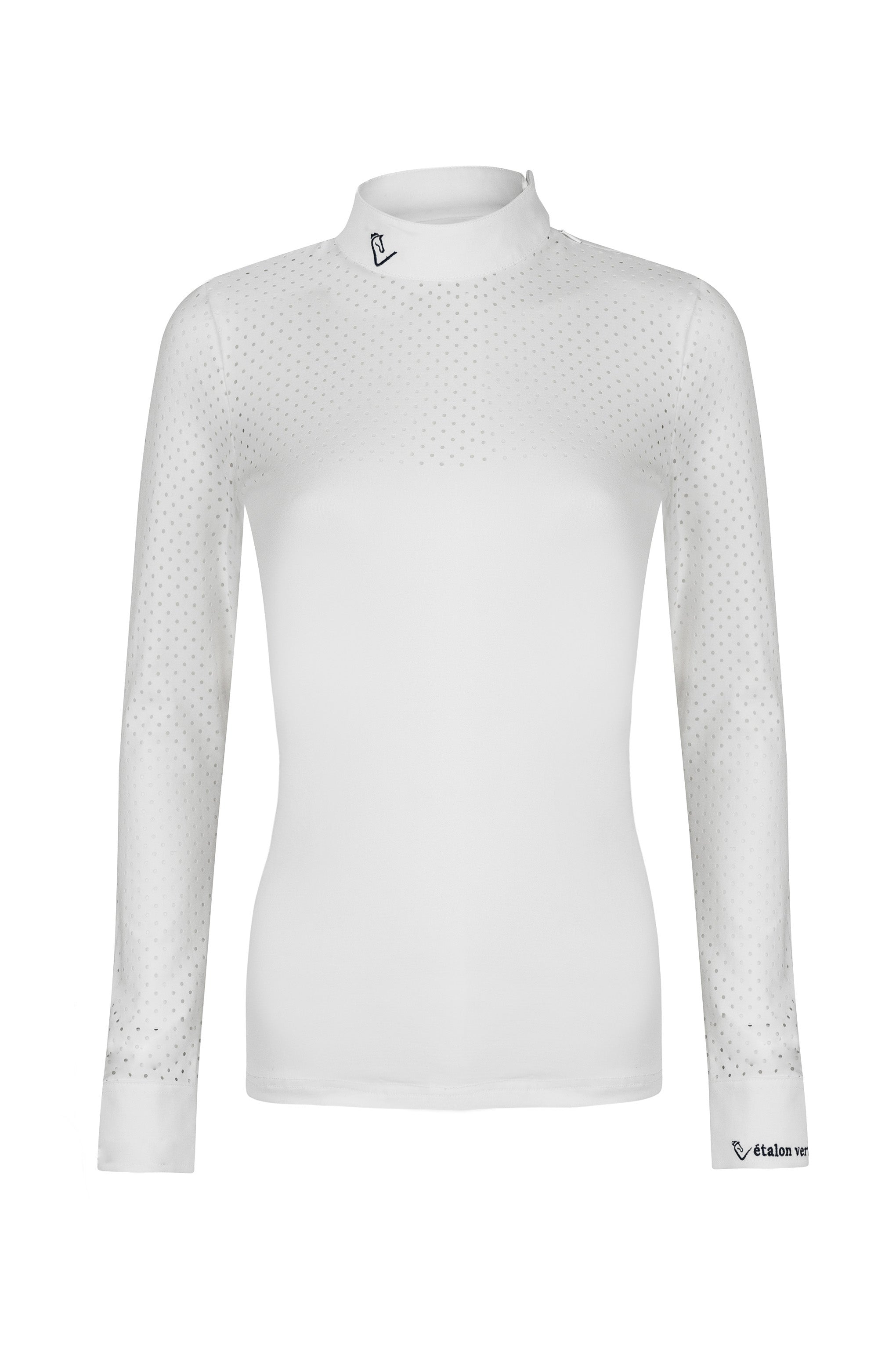 Stakkato Gold Competition Shirt Long Sleeve - White