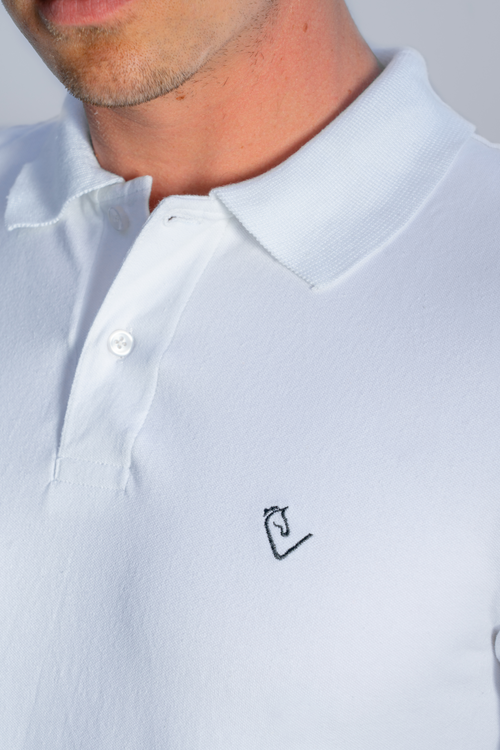 Herren Poloshirt Sandro Hit - White