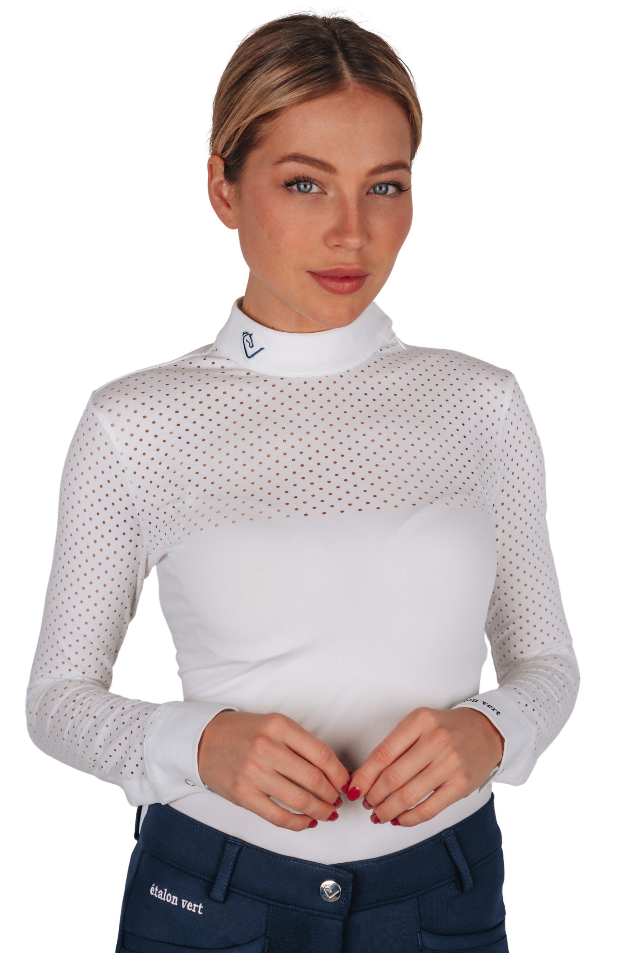 Stakkato Gold Turniershirt Langarm - White