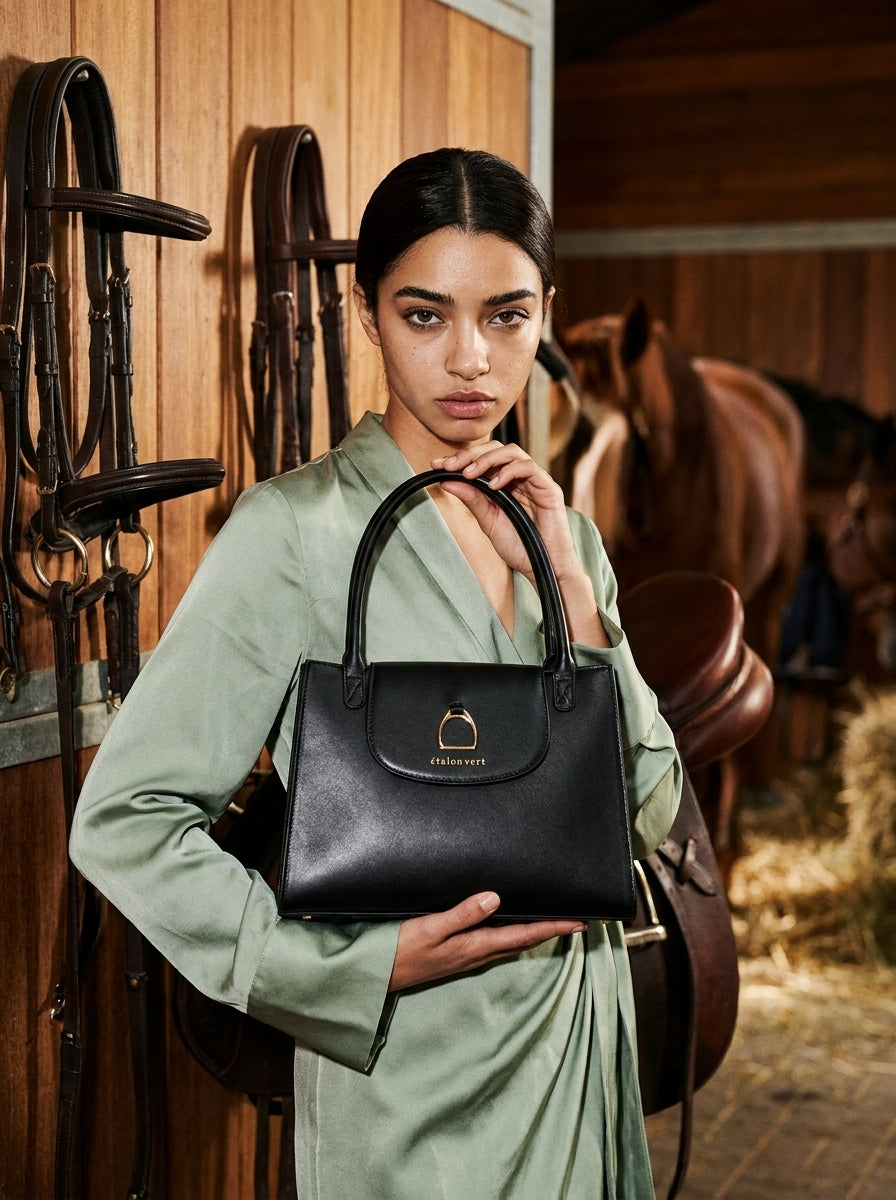 étalon vert x WIND & VIBES Verona Black/Gold - Steigbügel