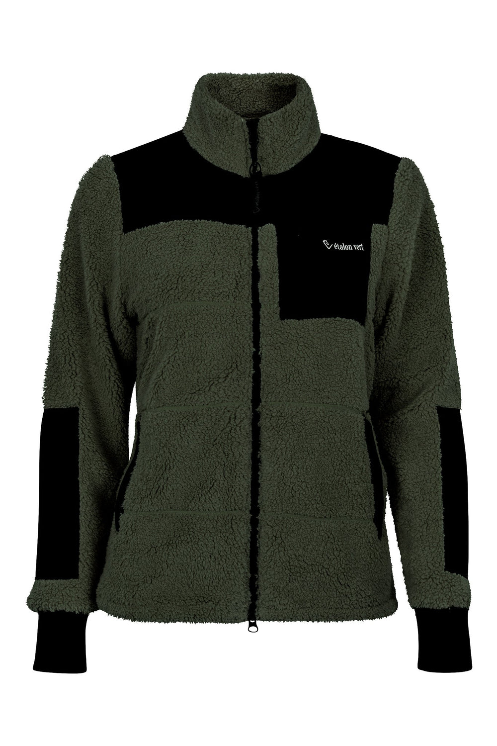 Veste en peluche Valegro Young Riders - Olive