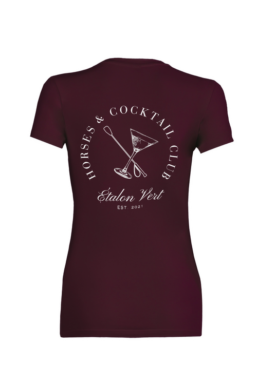 Quiwi Dream - Burgundy - Horses & Cocktail Edition