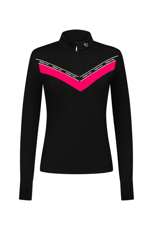 Funktionsshirt Victory - Black / Very Berry