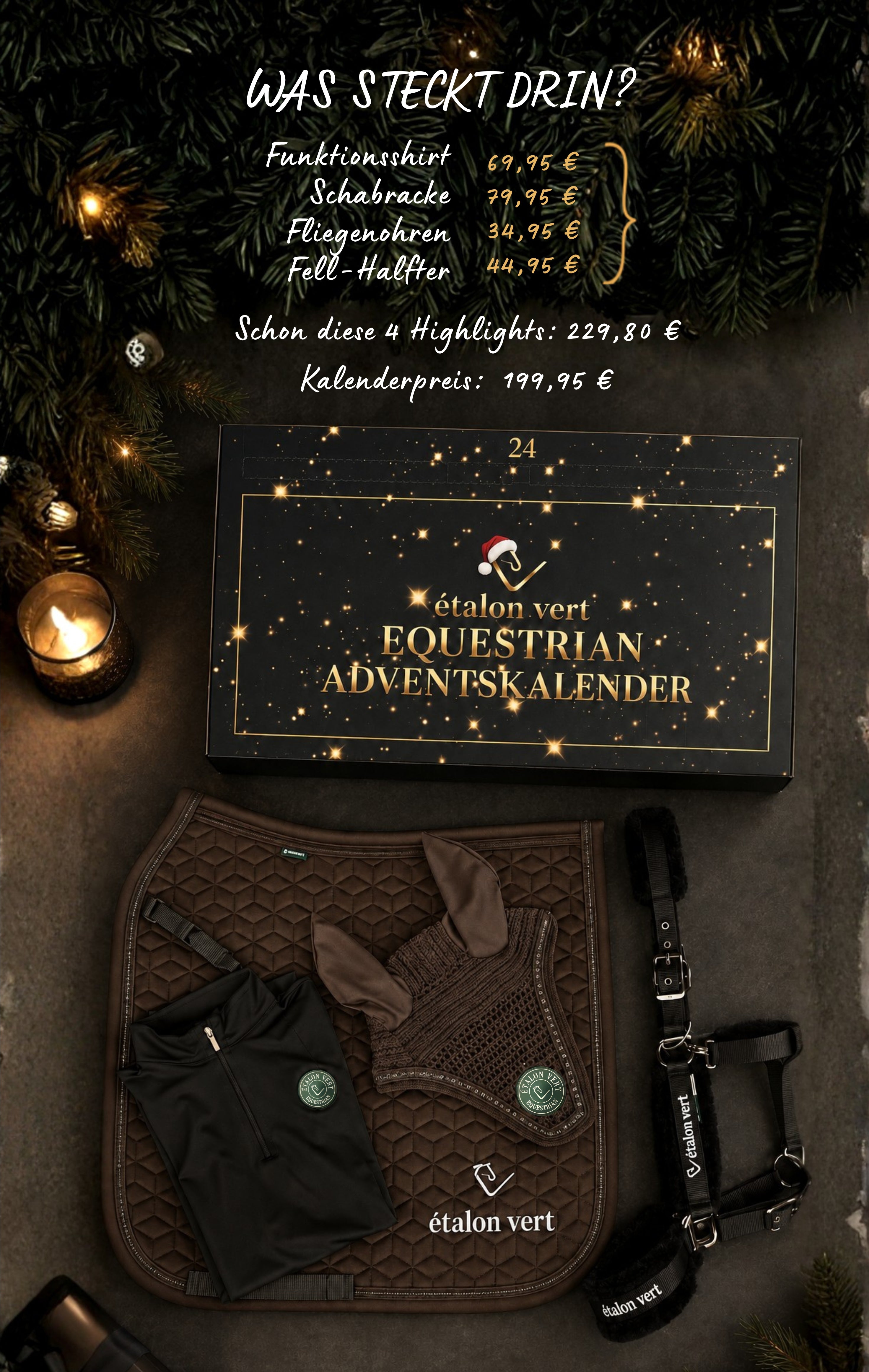 Vier bestätigte Highlights des Adventskalenders 2026 in Brown mit Einzelpreisen und Kalenderpreis